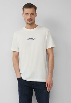 Print T-shirt - weiß