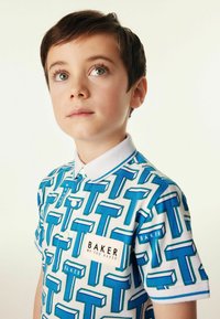 Baker by Ted Baker GEOMETRIC REGULAR FIT - Polotričko - blue