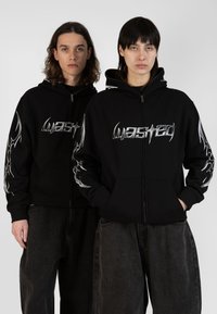 Wasted Paris - METAL BLADE HOODIE FULL ZIP UNISEX - Užtrauktuku užsegamas treningas - black Miniatiūros vaizdas 1