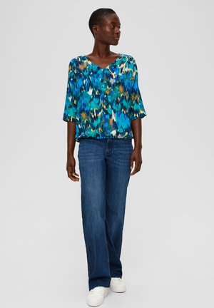 Chemisier Femme S.Oliver - Manches Longues, Motif Floral, Poignets élastiques