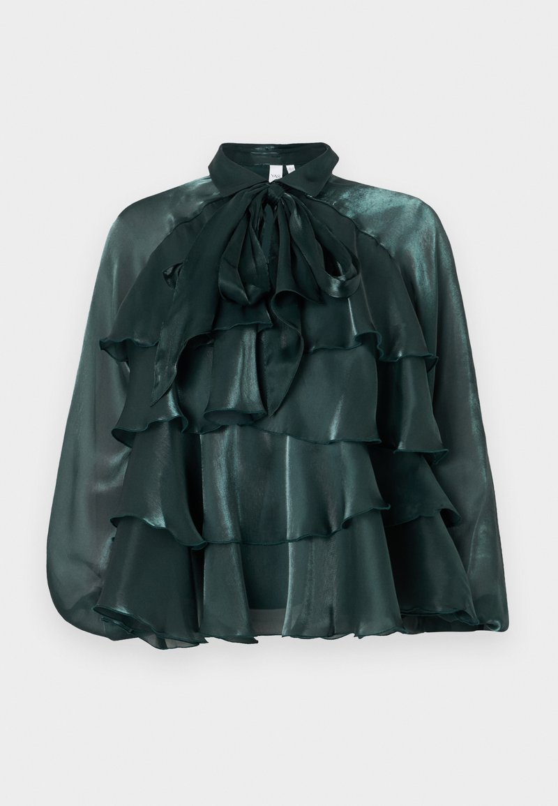 YAS Blouse donkergroen