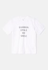 SLOGAN TEE - Print T-shirt - white