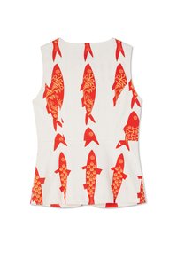 Never Fully Dressed MARINA SOL WAISTCOAT - Strukirani kaput - white