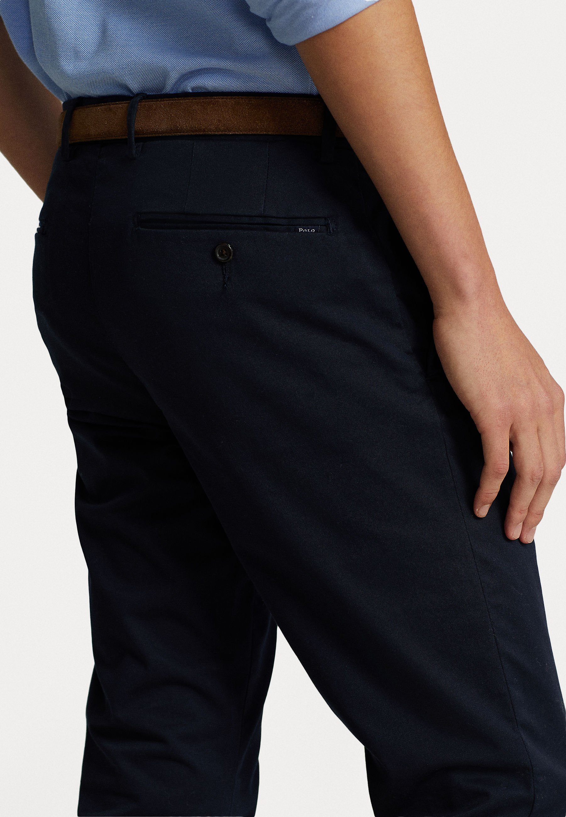 Polo Ralph Lauren STRETCH SLIM FIT CHINO TROUSER - Chino - marine/blu scuro  - Zalando.it