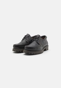 Samsøe Samsøe SAKARL SHOES - Kasdieniai suvarstomi batai - black