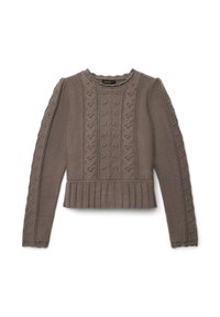 Calliope CON LAVORAZIONE - Pullover - fango
