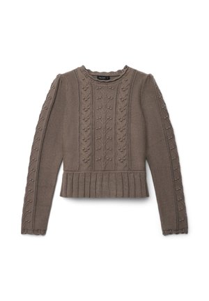 Calliope CON LAVORAZIONE - Maglione - fango
