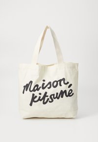 MAISON KITSUNE HANDWRITING TOTE - Tote bag - ecru