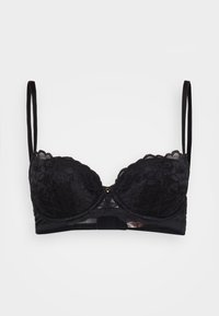 SEXY LACE PLUNGE BRA - Voorgevormde BH - black