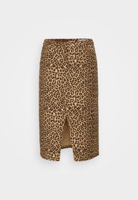 VMCVERI LEO CALF SKIRT - Kokerrok - silver mink