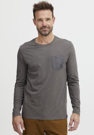 FQDANFO - Langarmshirt - peat melange