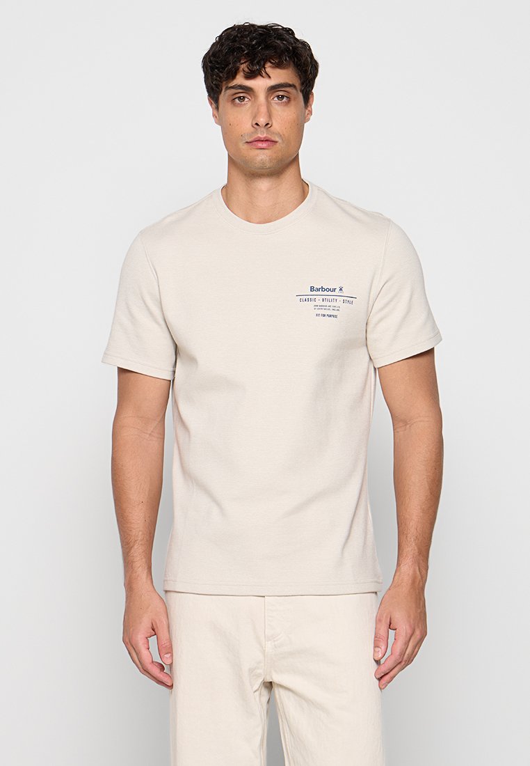 Barbour International T-shirt basic beige