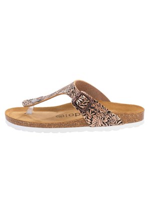 KOS - T-bar sandals - ornament bronze