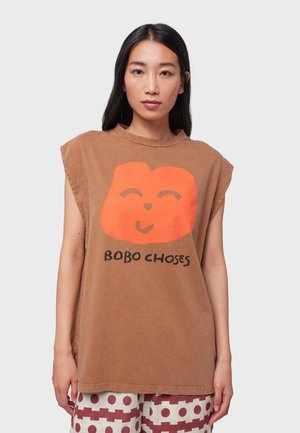 JOYFUL FACE - Top - light brown