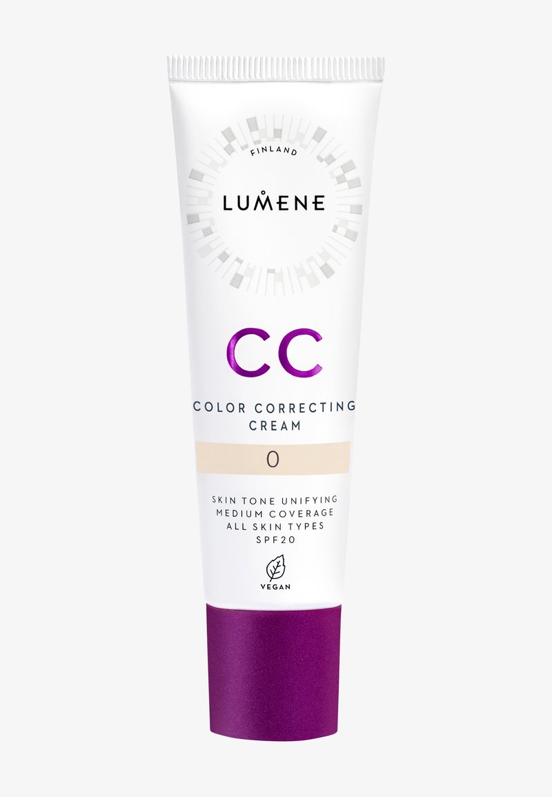 Lumene - LUMENE CC COLOR CORRECTING CREAM MEDIUM 30ML - Meikkivoide - shade 0, Suurenna