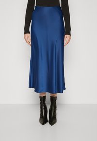 YAS Tall YASPELLA MIDI SKIRT  - A-line skjørt - navy peony