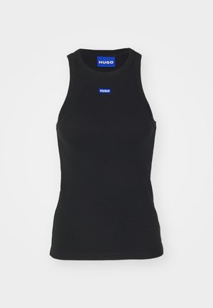 HUGO EASY TANK - Toppi - black