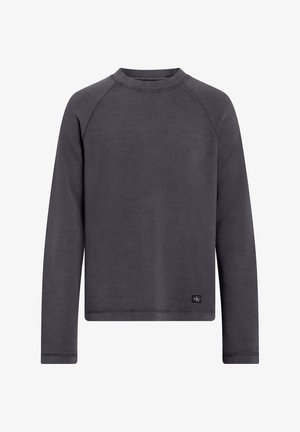 Calvin Klein Jeans, WASHED LABEL RAGLAN - Pullover - ebony