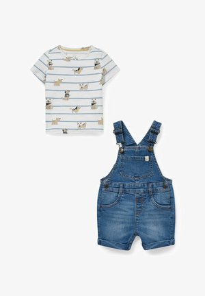 SET - Jumpsuit - white blue