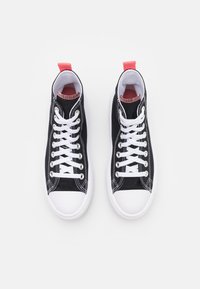 Converse CHUCK TAYLOR ALL STAR MOVE - Höga sneakers - black/pink salt/white