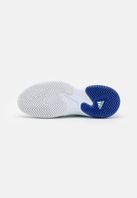 adidas Performance BARRICADE 13 - Tenisice za sve terene - footwear white/lucid blue/semi flash aqua