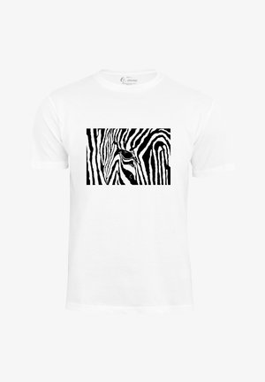 Cotton Prime, PRIME ZEBRA EYE - T-Shirt print - weiss