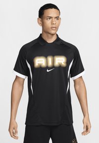 AIR - Polo marškinėliai - black white metallic gold