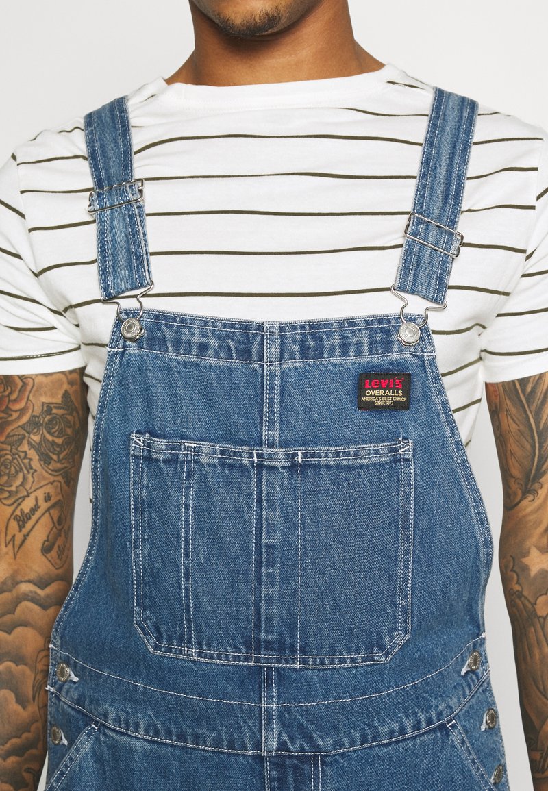 Levi's® OVERALL - Dungarees - overall stonewash/blue denim 