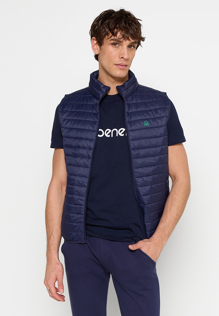 United Colors of Benetton Bodywarmer blauw United Colors of Benetton Bodywarmer blauw