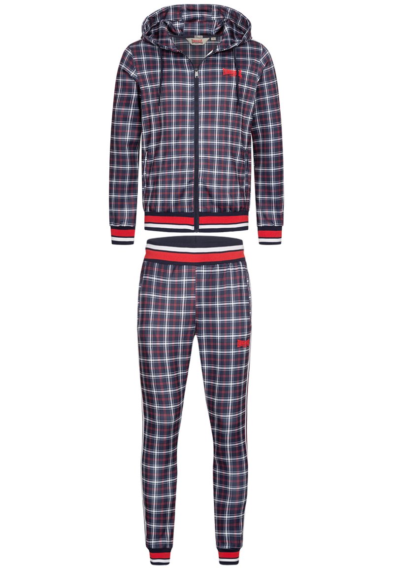 Lonsdale Trainingsanzug - navy red white/dunkelblau - Zalando.at