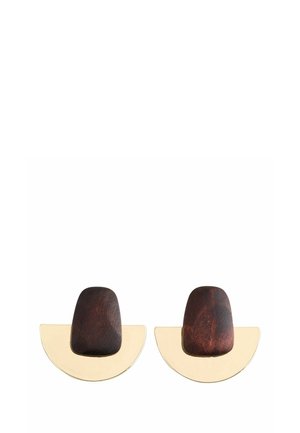 Next, Earrings - brown