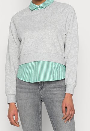 Sweatshirt - mottled light grey