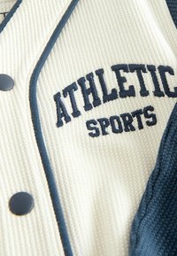 Next SET - REGULAR FIT - Šorti - navy blue white baseball