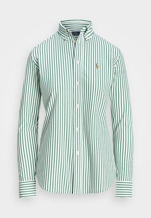 LONG SLEEVE BUTTON FRONT  - Užsagstoma palaidinė - white/bay green