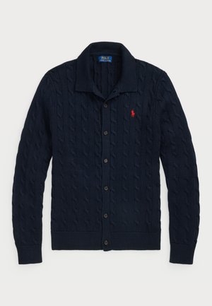 Polo Ralph Lauren CABLE-KNIT CARDIGAN - Cardigan - hunter navy
