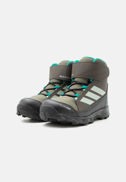 adidas TERREX SNOW CW K UNISEX - Winter boots - olive strata/halo green/shadow olive — photo 2