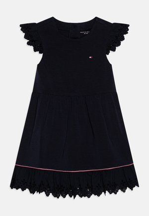 BRODERIE ANGLAISE DRESS - Rochie cocktail/Rochie petrecere - dark night navy