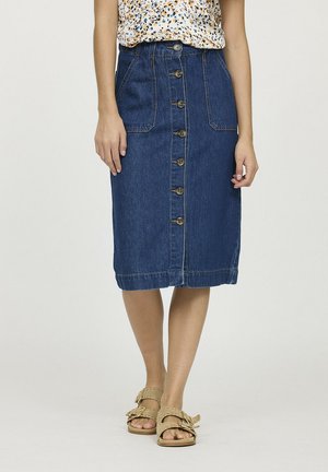POEME - Jupe crayon - medium blue