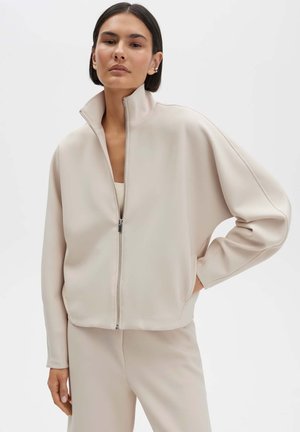 LOOSE SLIGHTLY - Sweater met rits - natural glaze