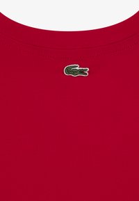 Lacoste PUFF TEE - T-shirts med print - red