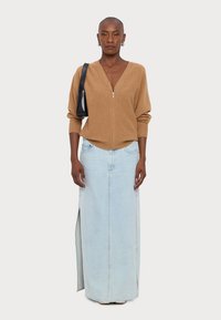 KNITID BATWING - Kardigan - chestnut