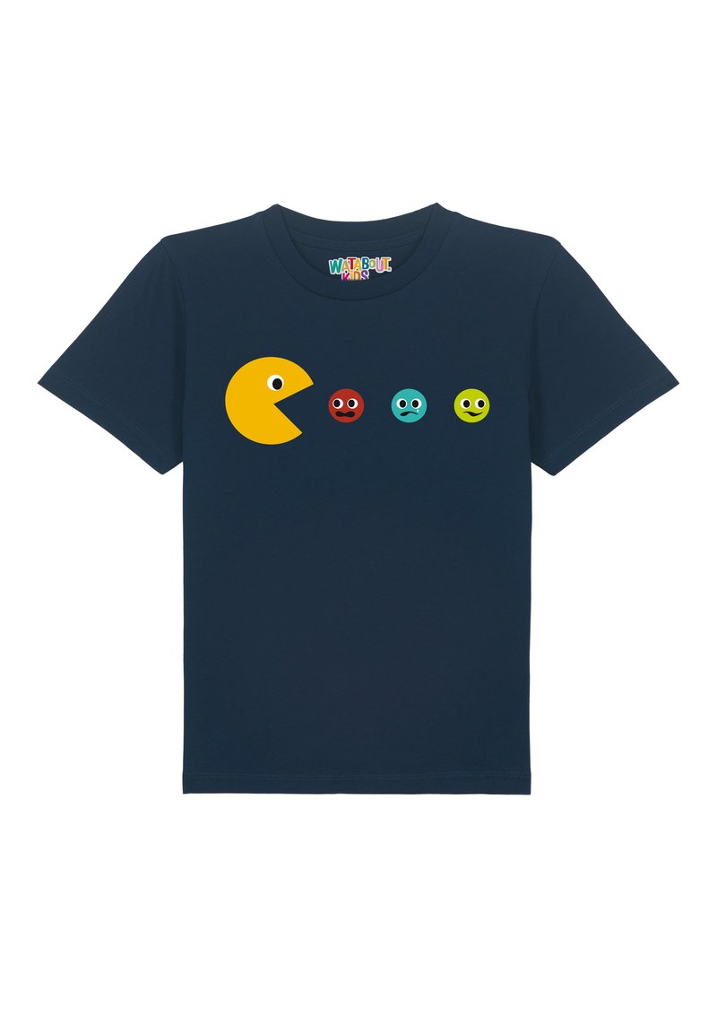 watapparel - PACMÄNNCHEN - Print T-shirt - french navy, Enlarge