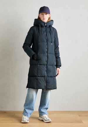 SQUARE COAT - Donsjas - navy