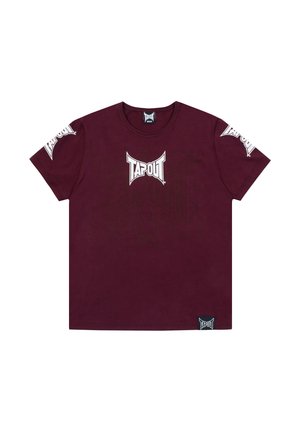 Tapout, TAPOUT HERREN T-SHIRT NORMALE PASSFORM YOLANO - T-shirt print - oxblood off-white