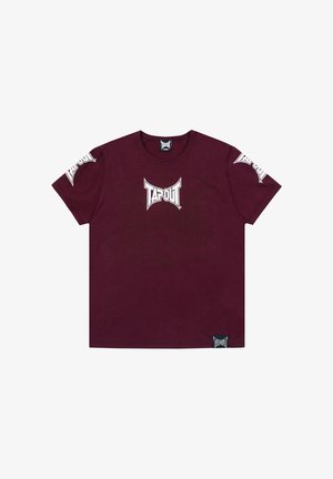 Tapout, TAPOUT HERREN T-SHIRT NORMALE PASSFORM YOLANO - T-shirt print - oxblood off-white