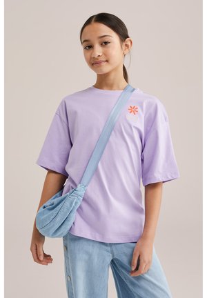 WE Fashion T-Shirt print - lilac