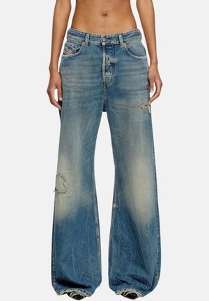 Diesel, JEANS - Jeans baggy - blu scuro