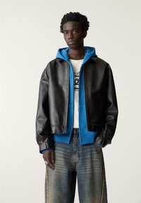 PULL&BEAR - Jakna od umjetne kože - dark brown Minijatura 1