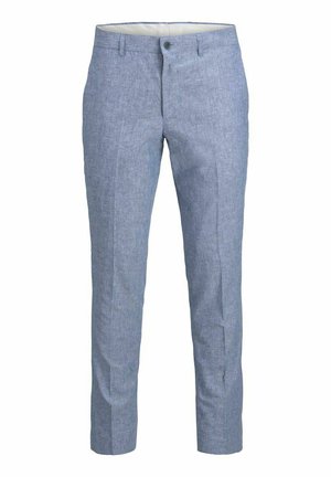 Jack & Jones PREMIUM SLIM FIT - Trousers - chambray blue