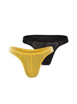 2-PACK - Slip - black-mustard